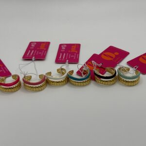 Anillo CROISSANT DOBLE DE COLORES ORO