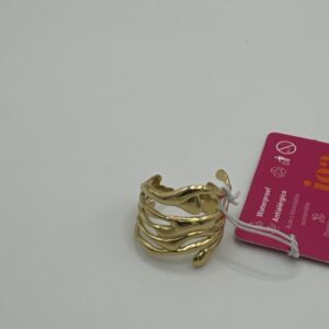 Anillo RÚSTICO SERPIENTES DE FUEGO ORO 18K