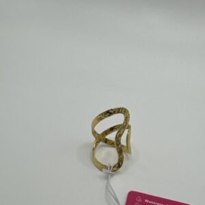 Anillo RÚSTICO MARTILLADO ORO 18K