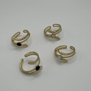 Anillo SERPIENTE DE PIEDRA ORO