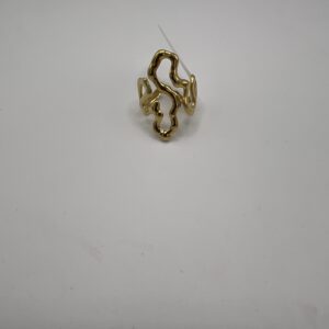 Anillo RÚSTICO DERRETIDO ORO 18K