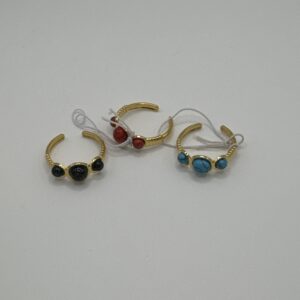 Anillo PIEDRAS MARMOLADO ORO