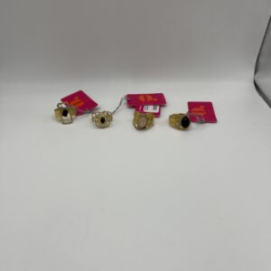 Anillo PIEDRA MARTILLADO ORO 18K