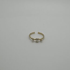 Anillo PRINCESA TRIPLE BRILLANTE ORO