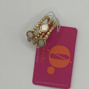 Anillo NÁCAR TRIPLE ORO 18K