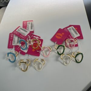 Anillo ÓVALO PERLA AGUA DULCE ESMALTE ORO