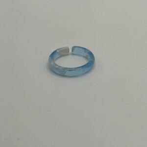 Anillo NUBE DE MAR FANTASIA AZUL ROSA FINO