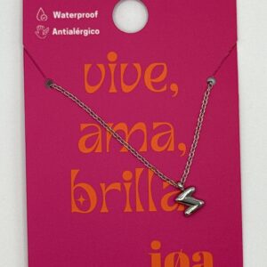 COLLAR LETRA "Z" PLATA