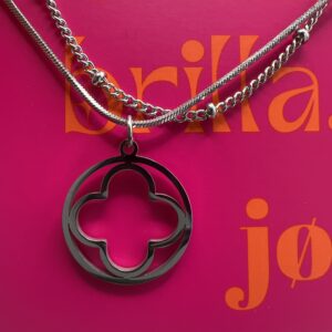 COLLAR CRUZ NATURA DOS LIARS PLATA