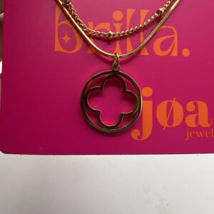 COLLAR CRUZ NATURA DOS LIARS ORO 18K