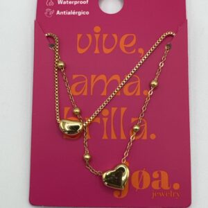 Collar ENTRE DOS ORO 18K