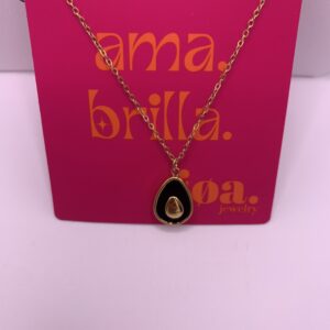 Collar DIJE AGUACATE ORO 18K