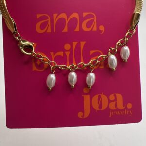 COLLAR NAZARÍ PERLAS ORO 18K