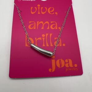 COLLAR MEDALLÓN BALANCE PLATA