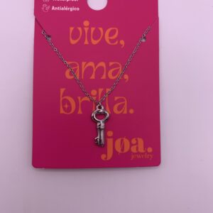 Collar LOVE IS THE KEY PLATA