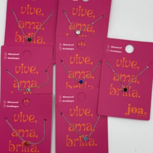 COLLAR CIRCONITA CIRCULAR PLATA