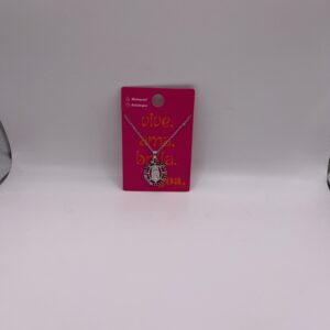 COLLAR MEDALLÓN IMAGEN VIRGEN CIRCONITA PLATA