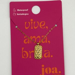 COLLAR MEDALLA ALMOHADILLA ORO 18K