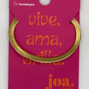 COLLAR COLA DE TOPO ORO