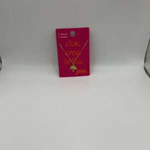 COLLAR MEDALLA ÁRBOL ORO 18K