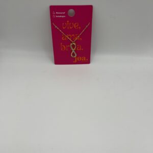 COLLAR MEDALLA INFINITO ORO 18K