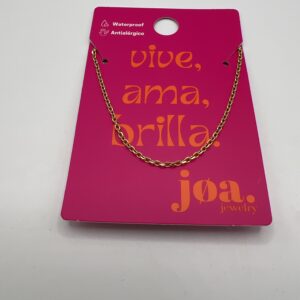 COLLAR CADENA FINA ORO 18K