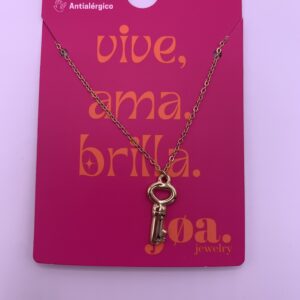 Collar LOVE IS THE KEY ORO 18K