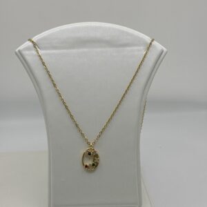 COLLAR LIBRA CONSTELACIÓN ZODIACAL ORO 18K