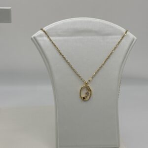 COLLAR ARIES CONSTELACIÓN ZODIACAL ORO 18K