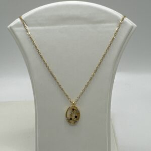 COLLAR GÉMINIS CONSTELACIÓN ZODIACAL ORO 18K