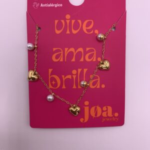 Collar CORAZON DE LUNA ORO 18K