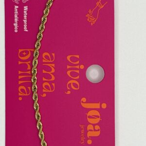 PULSERA CORDÓN SALOMÓNICO ORO 18K