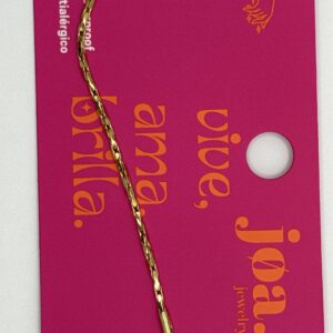 PULSERA ESLABÓN AVENA M ORO 18K