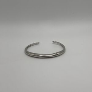 BRAZALETE RUSTICO LISO PLATA