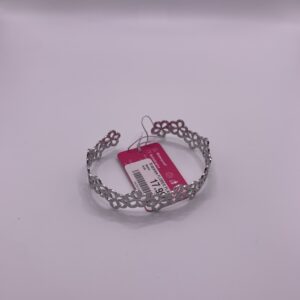 Brazalete FLORES PLATA