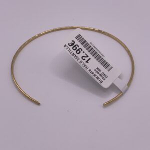 Brazalete HALO MARTILLADO ORO 18K
