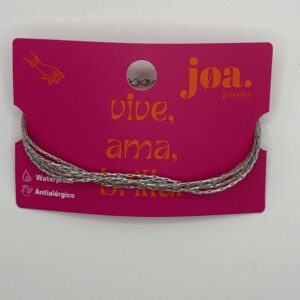 PULSERA CINCO LAZOS ORO 18K