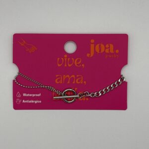 Pulsera CIERRE FORNTAL PLATA
