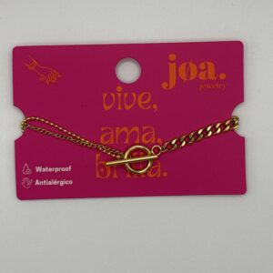 Pulsera CIERRE FORNTAL ORO 18K