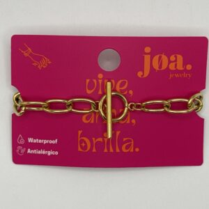 Pulsera CIERRE FRONTAL SIMPLE ORO