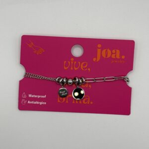 PULSERA GOOD LUCK PLATA