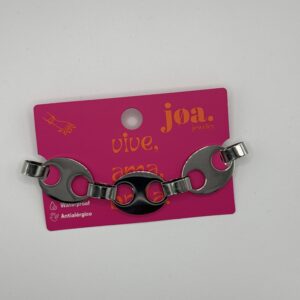 PULSERA CADENA GIGANTE PLATA