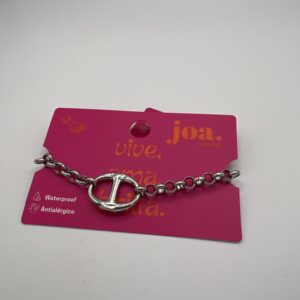 PULSERA ESLABONES ETERNIDAD PLATA