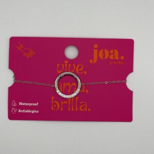 PULSERA CIRCULO CIRCONITA PLATA