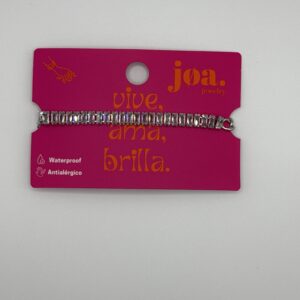 PULSERA CIRCONITAS PLATA