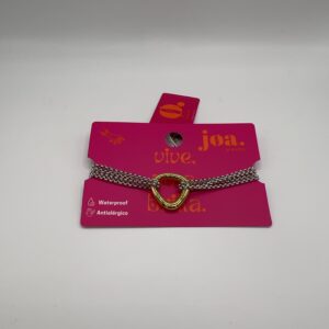 PULSERA CORAZÓN FLUIDO ORO 18K