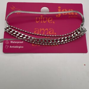 PULSERA FOUR LIAR PLATA