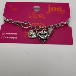 PULSERA CHARMS CANDADO PLATA