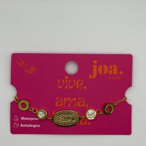 PULSERA VIRGEN GUADALUPE ORO