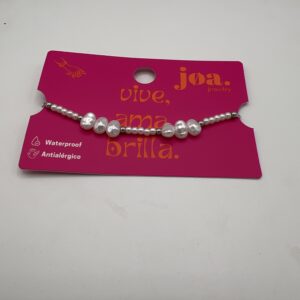 PULSERA PRINCESA PERLA PLATA